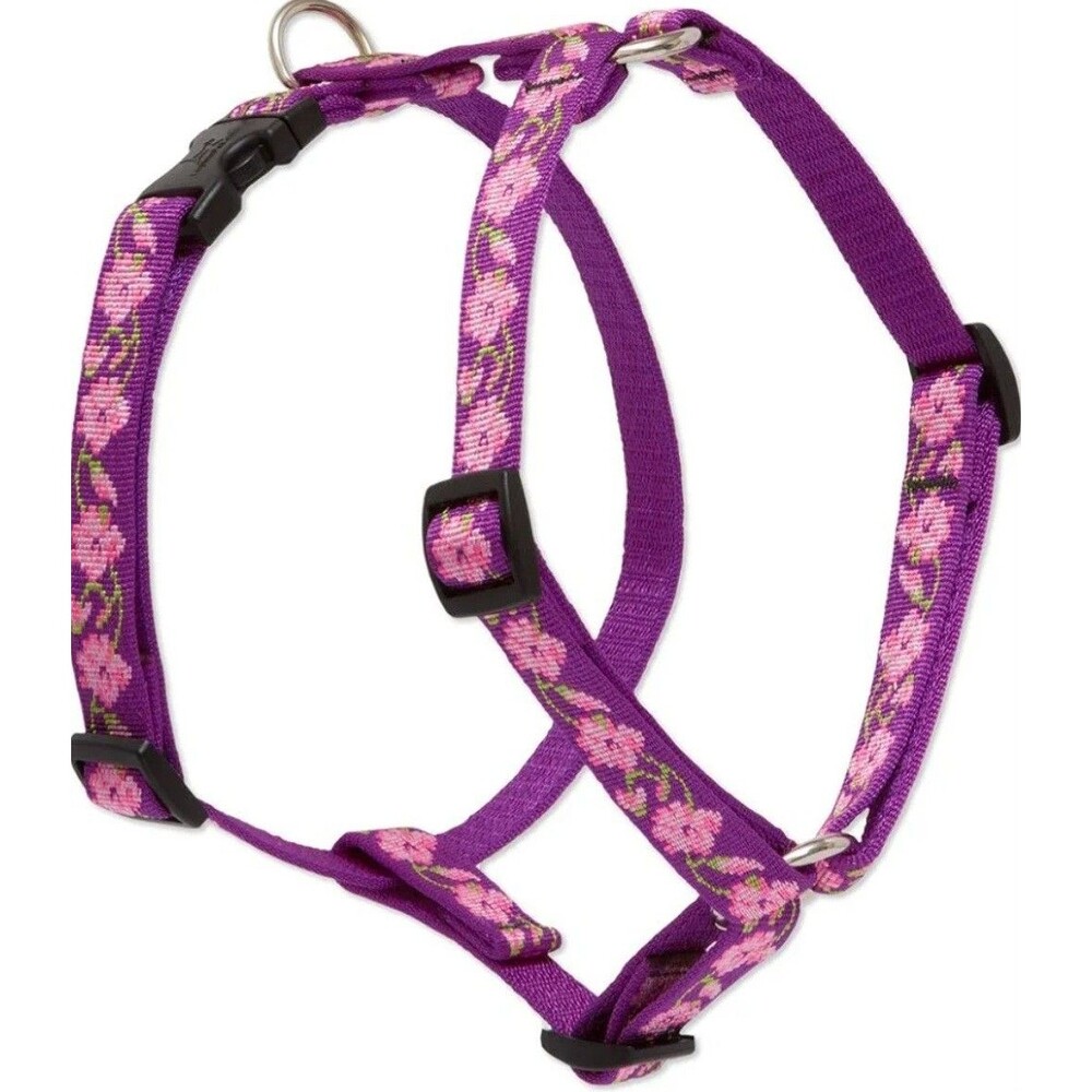 LupinePet Originals 3/4" Rose Garden 14-24" Adjustable Roman Dog Harness, NWT - Picture 1 of 1